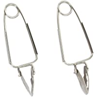 Fackelmann 32130 - Juego de 2 Pinzas para Caracoles- Acero Inoxidable- Color Gris- 22-7 x 11-6 x 5 cm